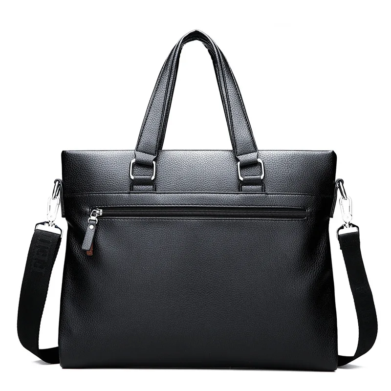 

New Luxury Leather Business Men's Briefcase Male Fashion Shoulder Bag Men Messenger Bag Boy Casual Tote Computer Crossbody Bag