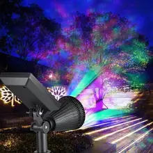 7 светодиодный Солнечный свет водонепроницаемый сад газон сад Солнечный питание безопасность патио RGB красочные наружные ультра яркие садовые лампы