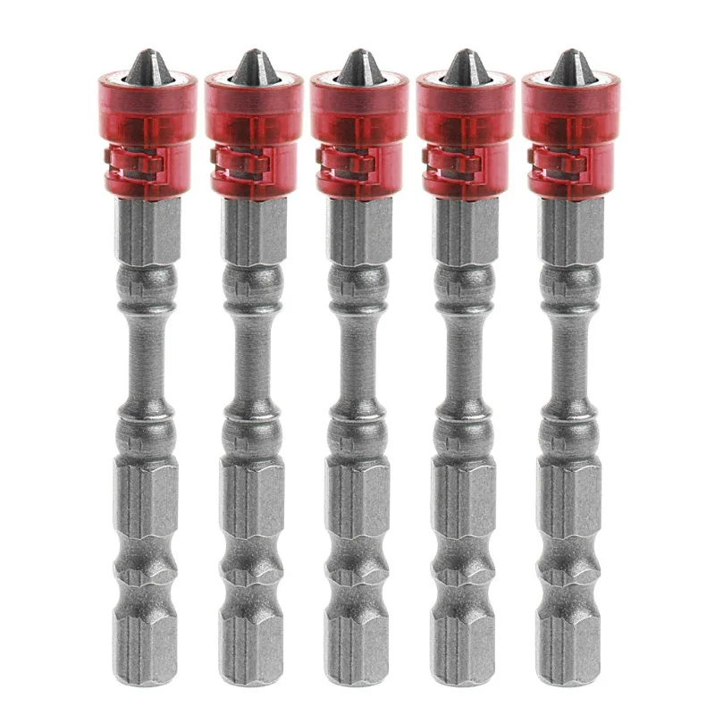 Hot 1//5pcs Single Head Anti-Slip Magnetic Screwdriver Bit Universal Hand Tools