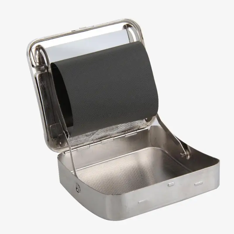 

Automatic Cigarette Rolling Machine Manual Tobacco Rolling Machine Box Case Durable Metal Cigarette Maker Machine Box Case Tin