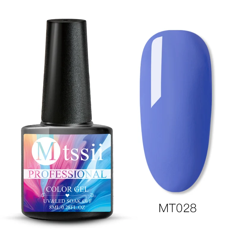 Цветной Гель-лак Mtssii для ногтей, Набор ногтей, впитывающее верхнее Базовое покрытие, УФ-Гель-лак, Полупостоянный маникюрный лак для ногтей - Цвет: VS01445