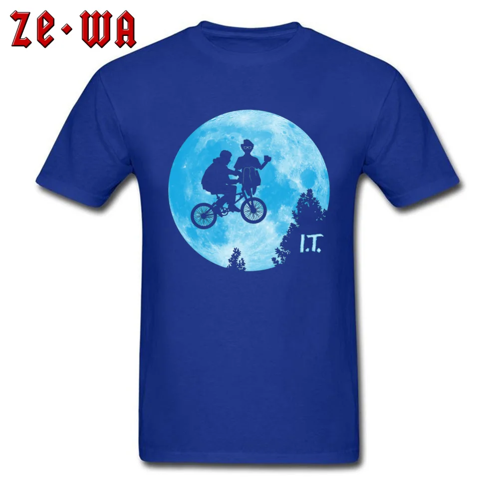 I.T. 18163 Design T Shirt for Men Pure Cotton Summer/Autumn Tops Tees Print T-Shirt Short Sleeve 2018 Newest Crewneck I.T. 18163 blue