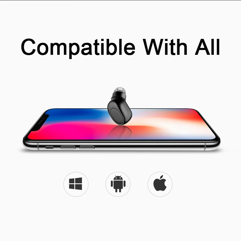 Bluetooth беспроводной наушник в ухо наушники для Xiaomi Mi 6 8 A1 A2 SE Mix 2 2s 5X зарядное