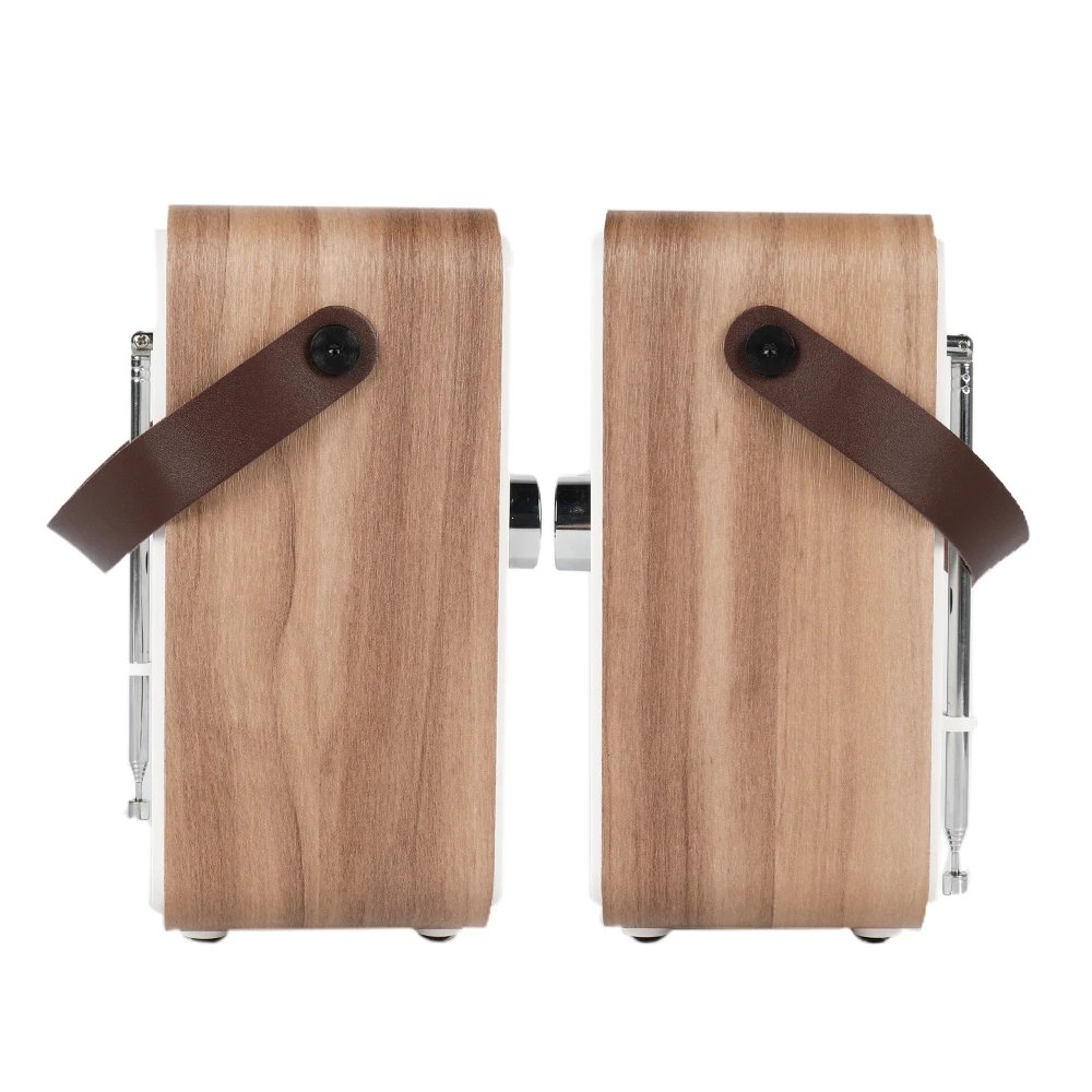 Najtaniej InstaBox i10 cyfrowe Radio FM wielofunkcyjny odtwarzacz MP3 drewniany zegar uchwyt radiowy przenośny retro głośnik bluetooth Micro SD TF