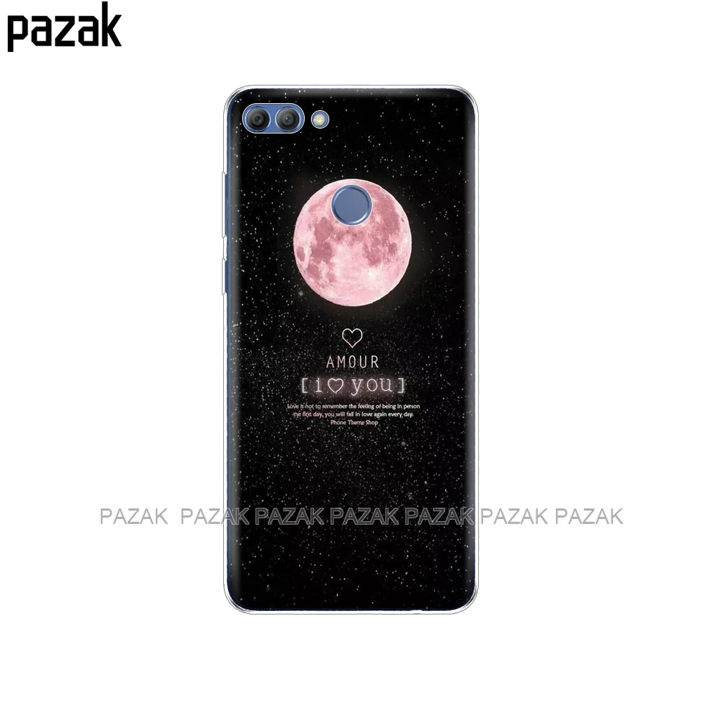 34369 Силиконовый чехол для телефона huawei Y9, чехлы, Coque etui, бампер, оболочка, мягкий ТПУ, задняя крышка для телефона, полная защита 360 - Цвет: 34369