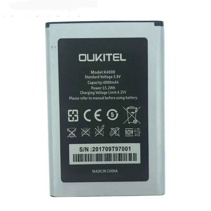 In Stock NEW 100% Original 4000mAh Battery For Oukitel K4000/K 4000 lite Mobile Phone Replacement + Tracking Number In Stock NEW 100% Original 4000mAh Battery For Oukitel K4000/K 4000 lite Mobile Phone Replacement + Tracking Number