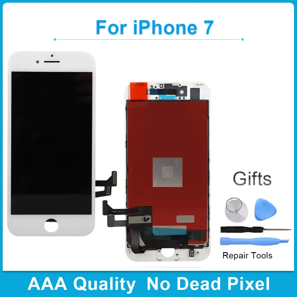 

Khisol Phone 7 AAA Grade LCD Display Touch Screen Digitizer For iPhone 7 Replacement Assembly Display Screen No Dead Pixel