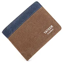 Guapabien Neue Design Geldbörsen Kreditkarte ID Kartenhalter Brieftaschen Brief Öffnen Horizontale Leinwand Brieftasche Geldbörsen herren Brieftaschen