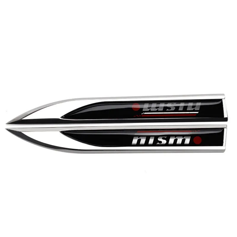 3D логотип Nismo Эмблема значок наклейки для Nissan 370z 350z Juke Sentra Titan Maxima Qashqai крыло