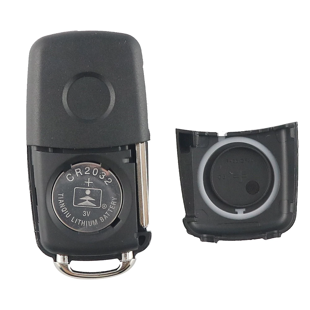 Key Case Car Key Shell Car Remote Key Car Key Key Shell 5K0 837 202AD 433 ID48 Chip 3 Button Remote Flip Key For VW Volkswagen Beetle Caddy Eos Golf Jetta Polo Scirocco Tiguan