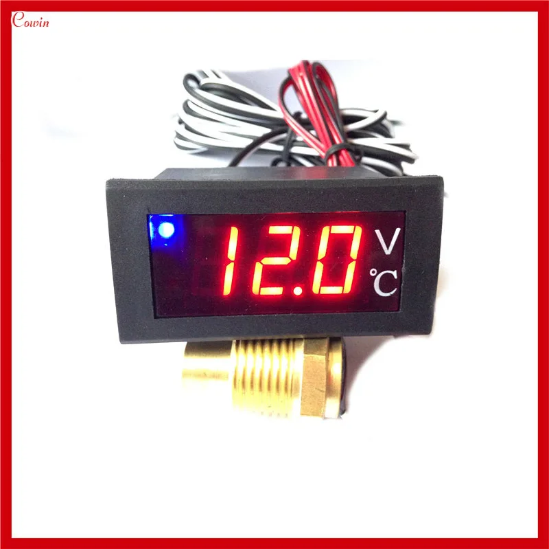 New 2 Functions Universal 12v/24v Auto Truck Car Lcd Voltmeter Voltage