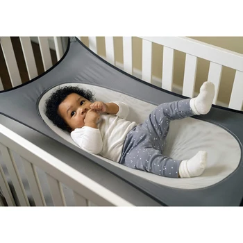 

Infants Hammock Baby Garden Swings Cartoon Detachable Adjustable Protable Folding Crib Cotton Newborn Sleeping Bed Outdoor