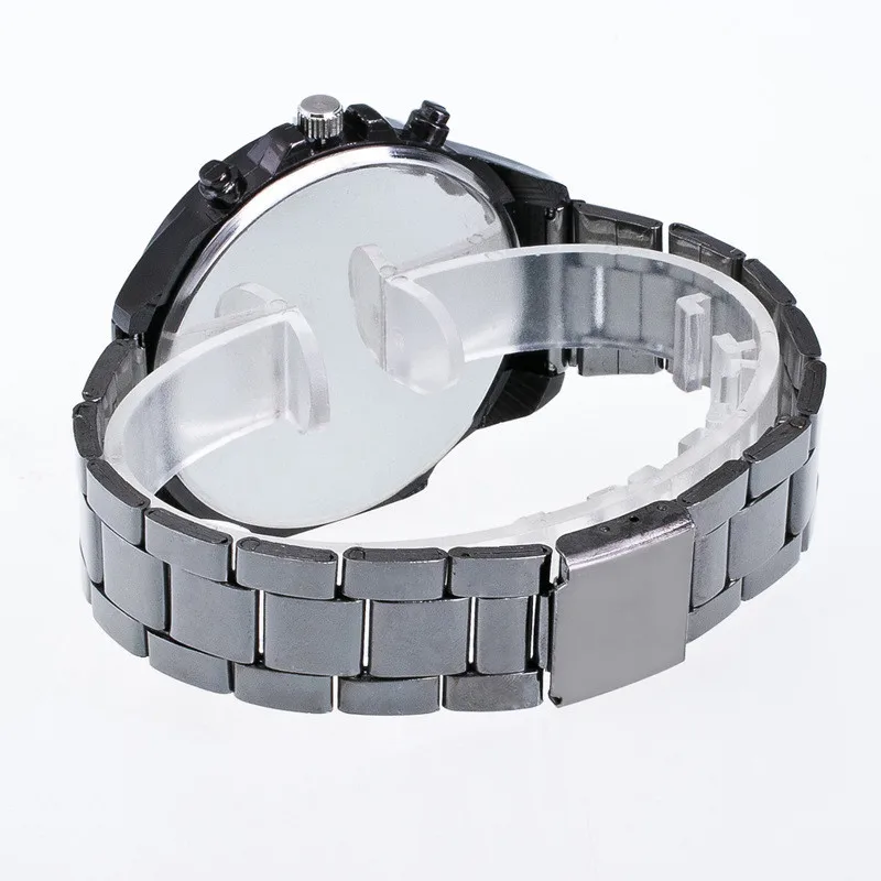 Fashion Men Motion Form Stainless Steel Sport Quartz Hour Wrist Analog Watch Luxury Male Hour #2AP25 (1)