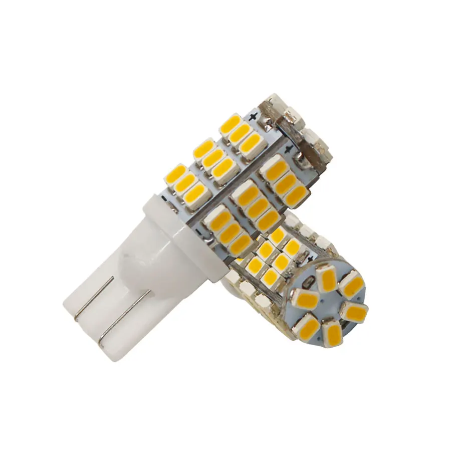 Светодиодные лампы hyzhato 10 шт. T10 W5W 3020/1206 42smd 4300 К для чтения/двери/боковой 12 В|signal