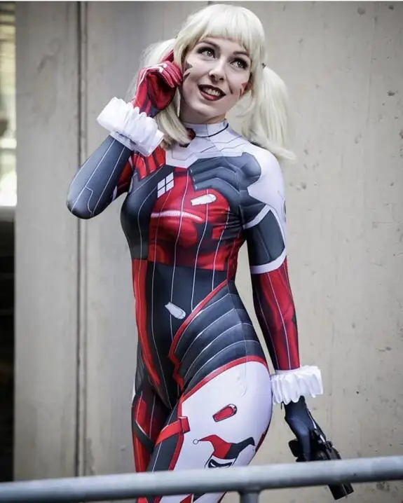 Женский костюм для косплея D.VA из спандекса с 3D принтом девушек костюмы на