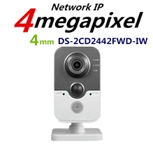 New Arrival Hik CCTV Camera DS-2CD2442FWD-IW 4MP IR Cube Wireless Camera POE IP Camera Indoor replace DS-2CD2432F-IW