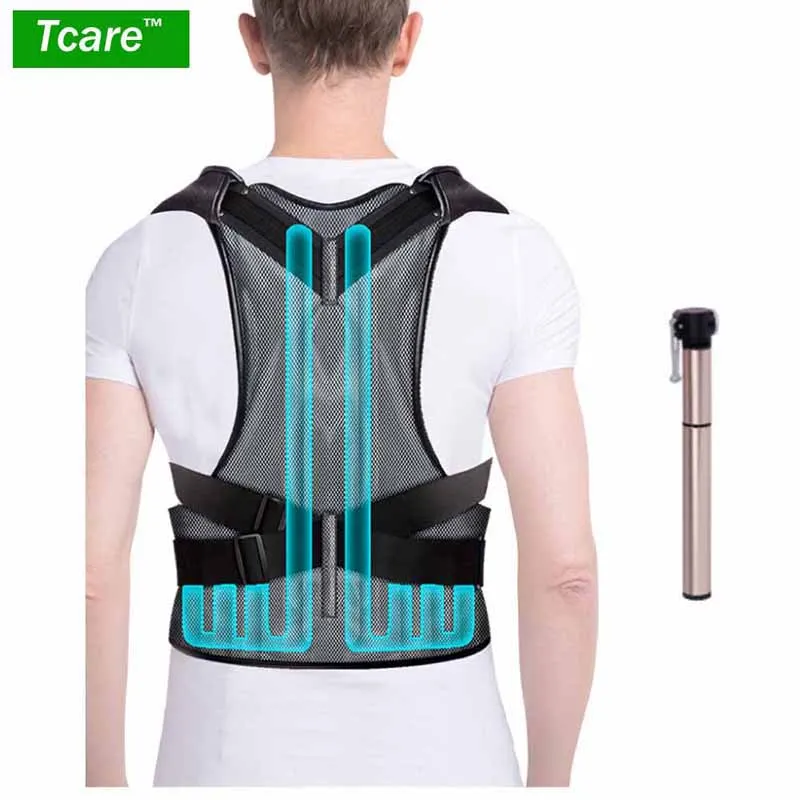 

1Pcs Inflatable Back Posture Corrector and Inflatable Waist Support Brace Improve Bad Posture & Pain Relief for Women and Men