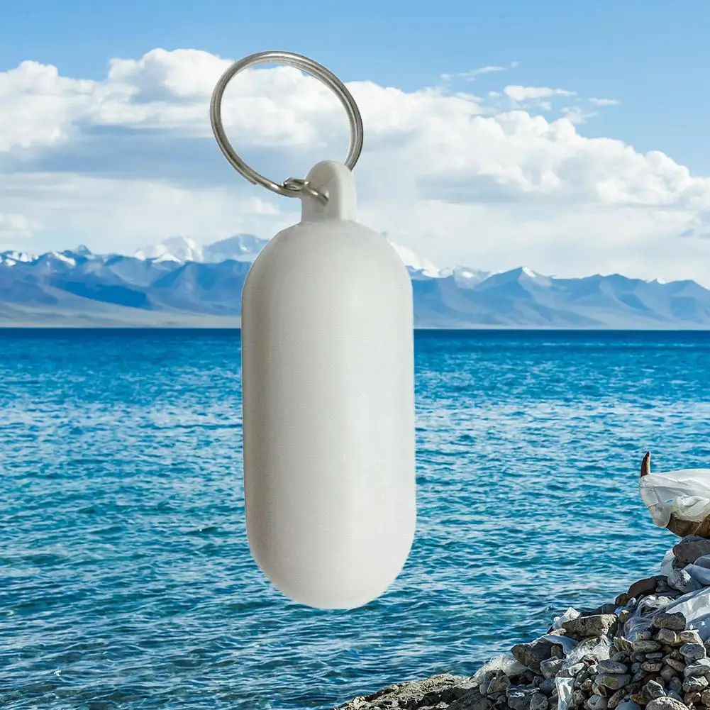 Float keychain Fender Buoyant Key Ring Floating Keyring Marine Sailing Boat Float Canal Keychain Fathers Day Boyfriend Gift