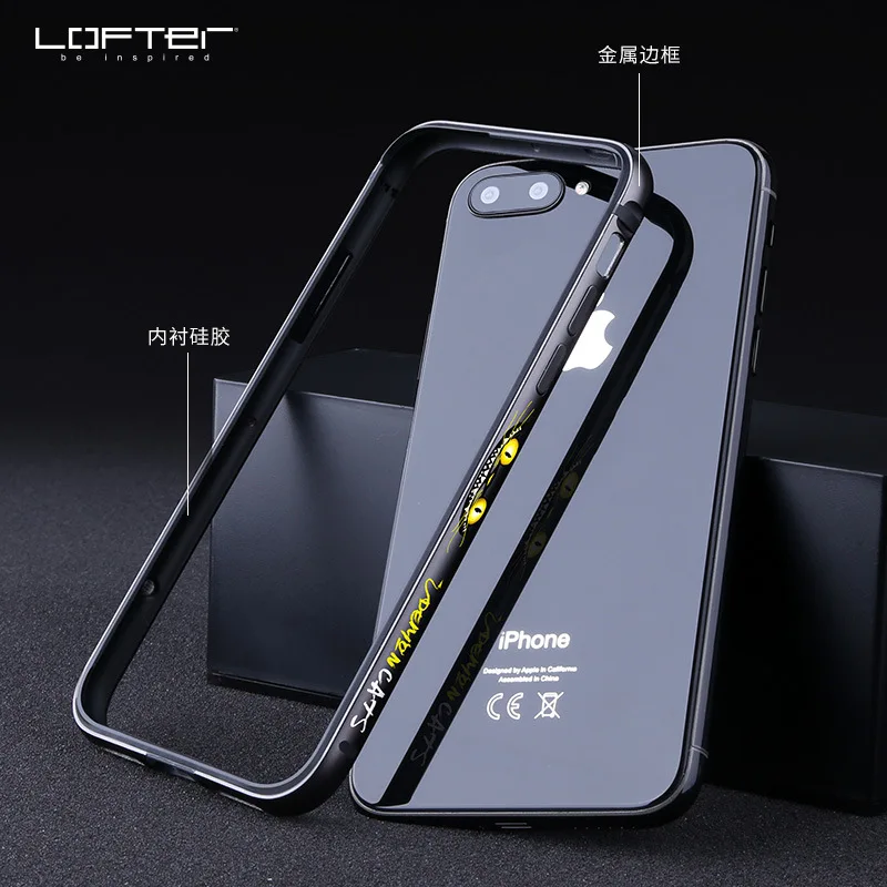 Lofter Apple 8plus Чехол для мобильного телефона 7p Tide Евро американский ветер