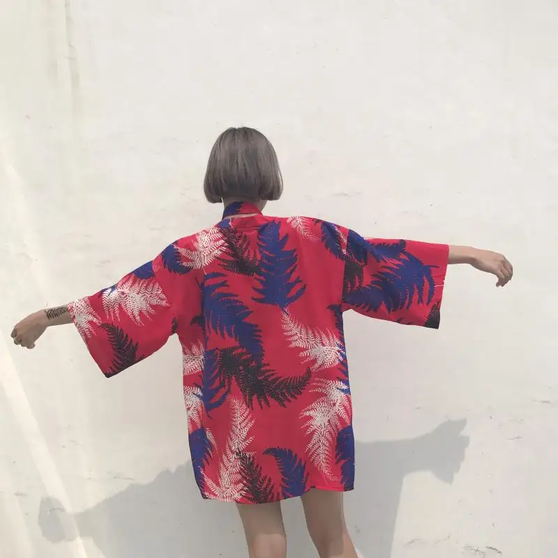 Традиционное японское кимоно yukata женское японское короткое платье свободная одежда kimomo японский кардиган кимоно Японские Женские haori - Color: Style 20