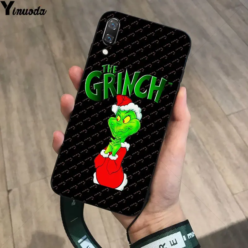 Yinuoda как зеленый ofMonster Grinch палантин чехол для телефона с рождественским рисунком для huawei P20Lite P10 плюс Mate10Lite Mate20 P20 Pro Honor10 - Цвет: A8