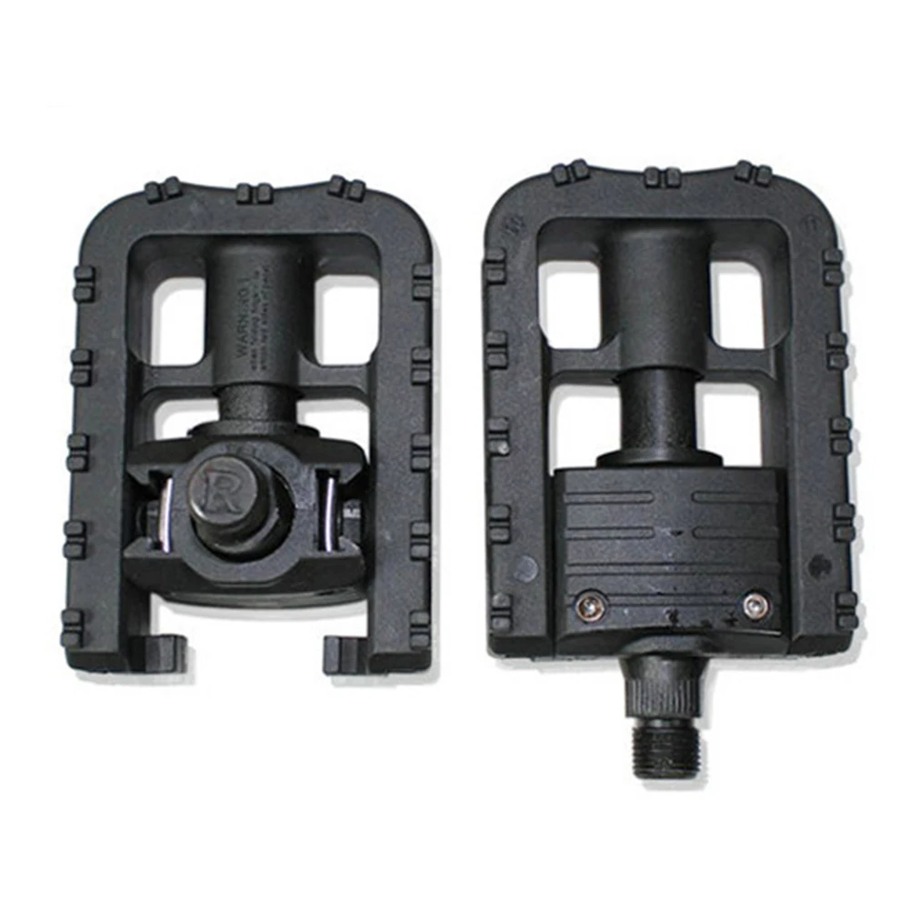 Folding Bicycle Pedals Flat 1 Pair Foldable MTB Road Anti-slip Aluminum Alloy OO