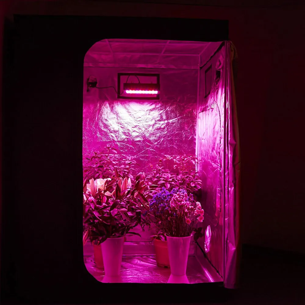 2000 Вт полный спектр светать с 200 шт двойные чипы 10 Вт светодиодный для комнатных для растений; для овощей и цветов. Больше света, больше
