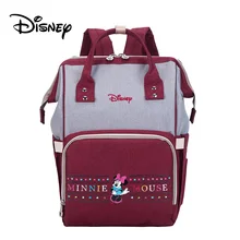 Дисней Микки Минни пеленки сумки Сумка для детской коляски путешествия рюкзак большой емкости Мумия материнства подгузник сумка уход за ребенком