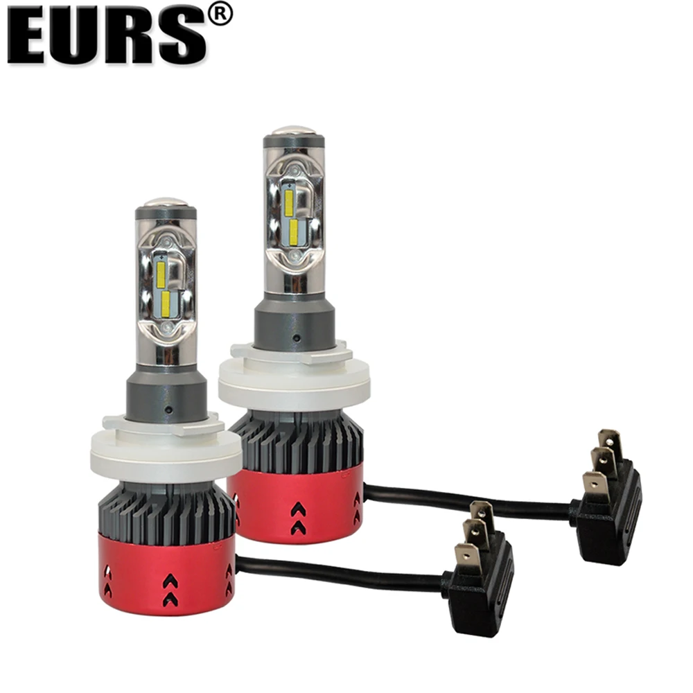 Автомобисветильник фары EURS светодиодные ближнего/дальнего света H7 H11 H13 9005 9006