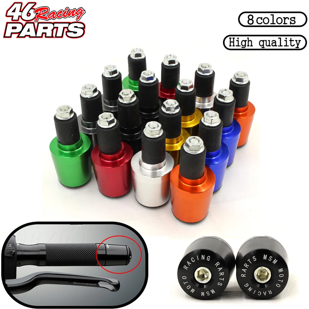 

CNC 22MM Handlebar Grips Handle Bar Cap End Plugs For HONDA Shadow CB400 Goldwing Hornet 600/900 Crf250 MSX125 Cbr 600 rr/f3/f4i
