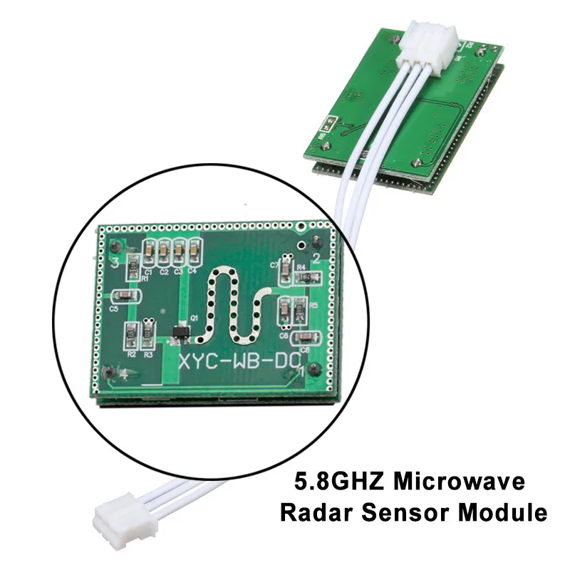 1 шт. XYC-WB-DC 5,8 ГГц микроволновый радар-датчик модуль умный датчик ing переключатель 6-9 м для домашнего управления