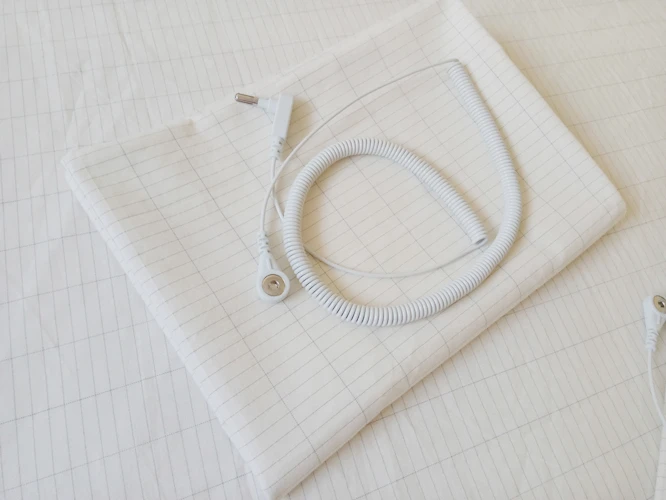 EARTHING Conductive cotton/silver antistatic fabric for earthing sheet silver