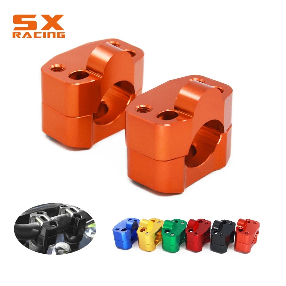 Motorcycle CNC 22MM to 28MM 1 1/8 Adjustable Handlebar Clamp Fat Bar Mount Universal Mounts For KTM HONDA YAMAHA Ducati KAWASAKI |