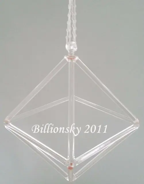

TOPFUND Double Pyramids of Clear Quartz Crystal Singing Pyramids 6''