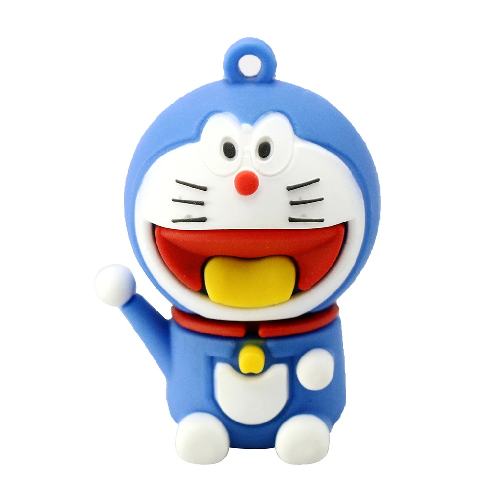 USB 2,0 флеш-накопители мультфильм Doraemon Cat карта памяти, Флеш накопитель 4 ГБ 8 ГБ 16 ГБ 32 ГБ 64 ГБ 128 Гб флешки Usb-флэш-диск подарки