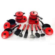 13 Pieces Kitchen Toys Set Children Mini Cookware Pot Pan Kids Pretend Cook Play Toy Simulation Kitchen Utensils Children gift children play simulation kitchen cooking utensils
