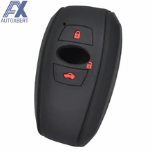 Силиконовый чехол для ключей AX Fob для Subaru Legacy Impreza Forester XV BRZ WRX Levorg, дистанционный ключ без ключа, оболочка