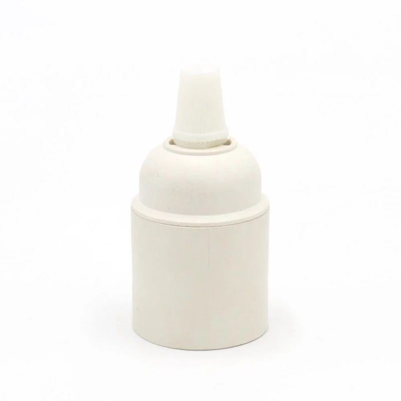 wihte lamp base with cord grips