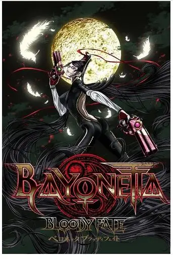 

Bayonetta Action Game Art Wall Decor Silk Print Poster