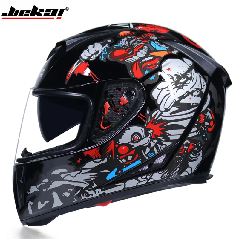Мотоциклетный шлем для мотогонок двойной зеркальный шлем со съемной подкладкой DOT Approved