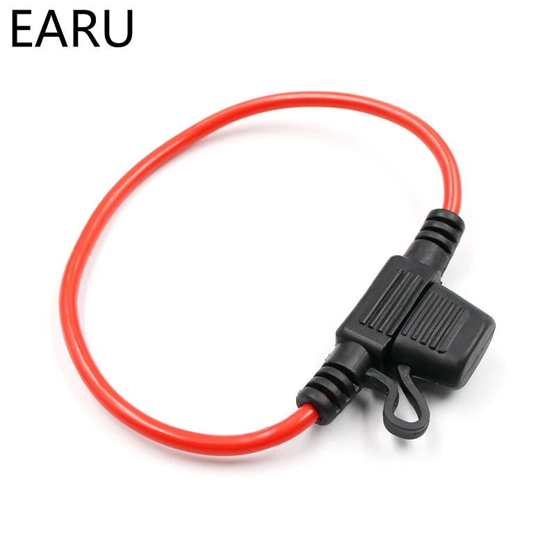 12 V adaptador de enchufe de soporte de fusible impermeable para coche Micro/Mini/ATM estándar APM con hoja de coche de 10 a fusible de motocicleta