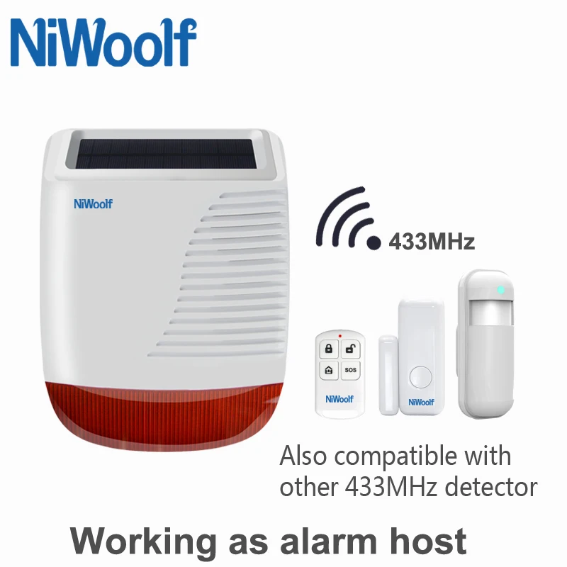 PG103 wireless Siren alarm 