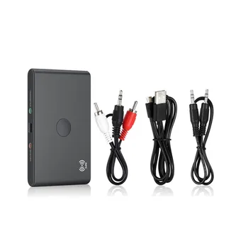 

2 IN 1 Wireless Audio Adapter Bluetooth V4.2 NFC Receiver Transmitter Music Adapter 3.5mm AUX port for Smartphone Pad PC TV