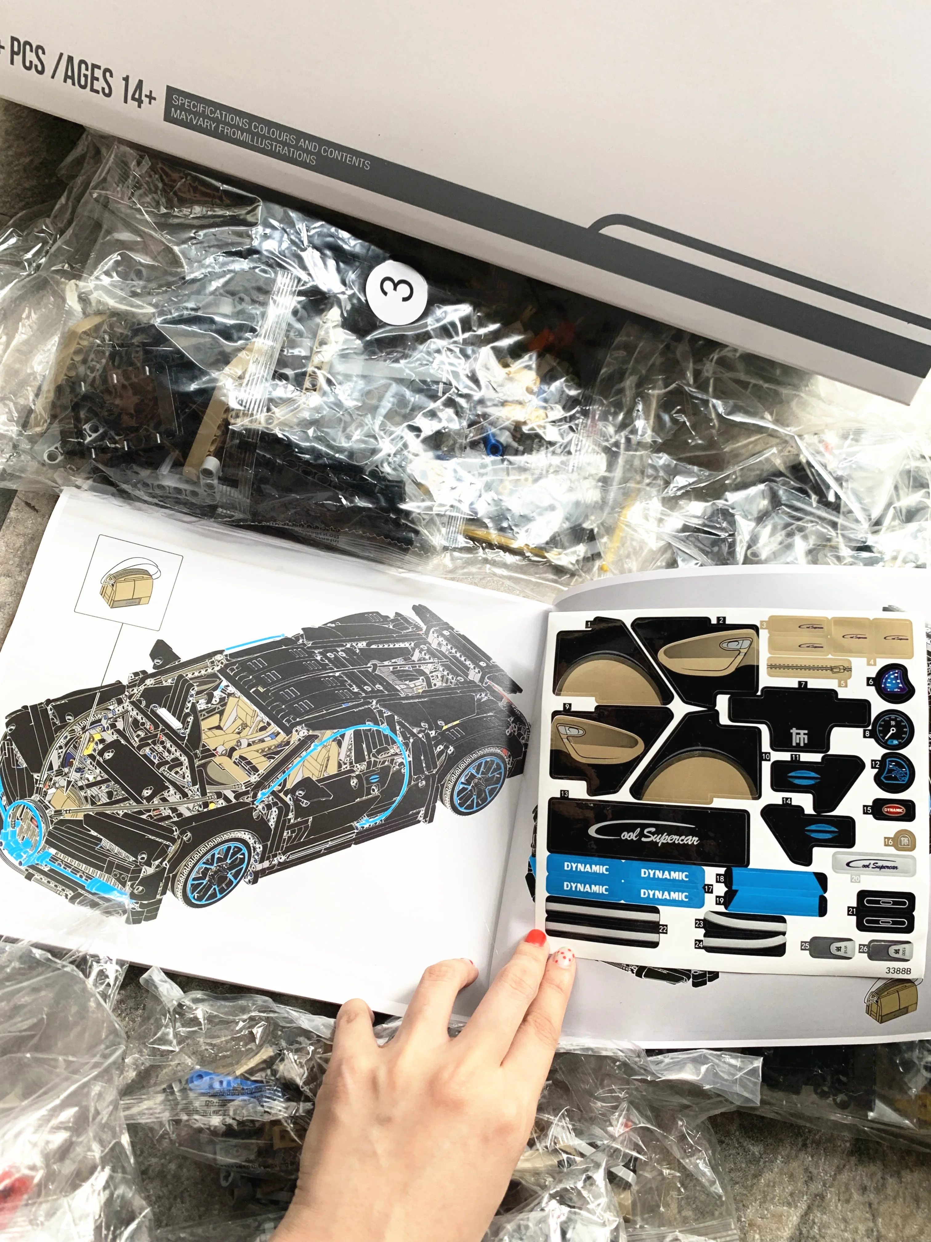 Lepinblocks technic Bugatti chiron синий гоночный автомобиль суперкар строительные блоки 42083 20086 игрушки 3625 шт