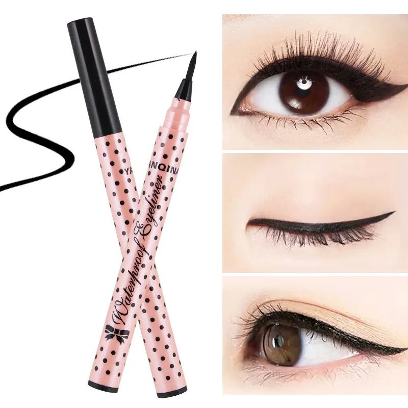 2ml Eyeliner Liquid Pen Quick Fast Dry Waterproof Black Eyeliner Pen