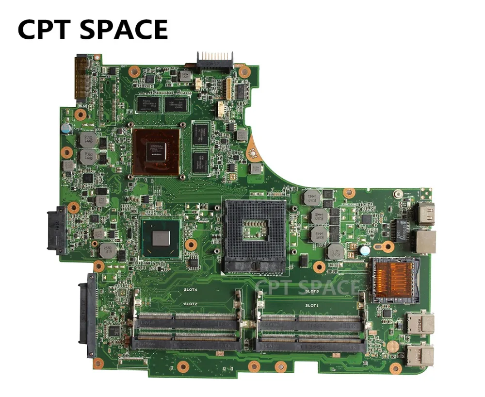 

GT540M REV:2.2 For ASUS N53S N53SV N53SN N53SM Motherboard REV:2.2 HM65 DDR3 GT540M Notebook motherboard 100% tested intact