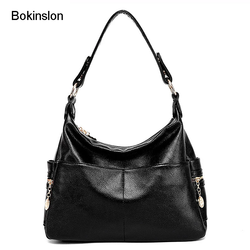 

Bokinslon Woman Handbags Bag PU Leather Fashion Women Crossbody Bags Solid Color Casual Lasies Shoulder Bags