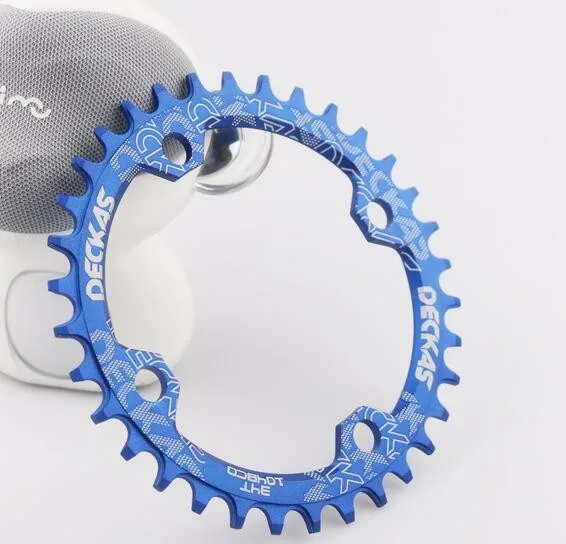 Deckas 104BCD Oval Narrow Wide Chainring MTB Mountain Bicycle 32T 34T 36T 38T Crown Crankset Single Tooth Plate Parts 104 BCD AliExpress