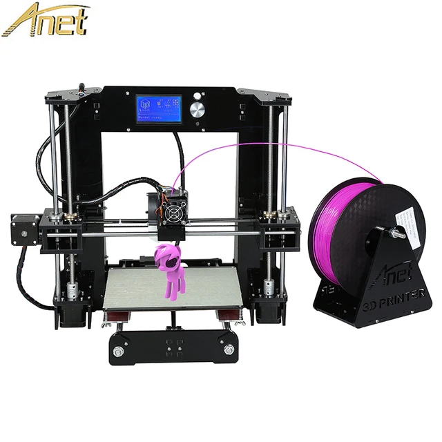 Best Price China Best Selling Anet A6 3d Printer with Large Print Size 22*22*25cm Reprap Prusa i3 Acrylic Frame Desktop DIY 3d Printer Kits