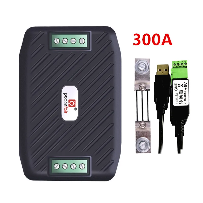 Buy Peacefair DC 300V 300A Volt Meter RS485 Modbus